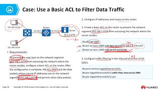 HCIA Datacom v1.0 Chapter 12: ACL Principles and Configuration - Part 3