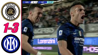 Spezia Vs Inter Milan Highlights 1-3 Serie A 2022