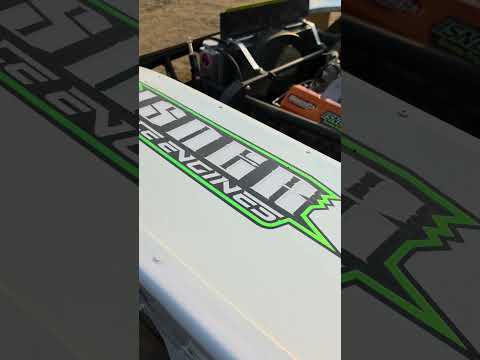 Engine heat before qualifying at Midway Speedway