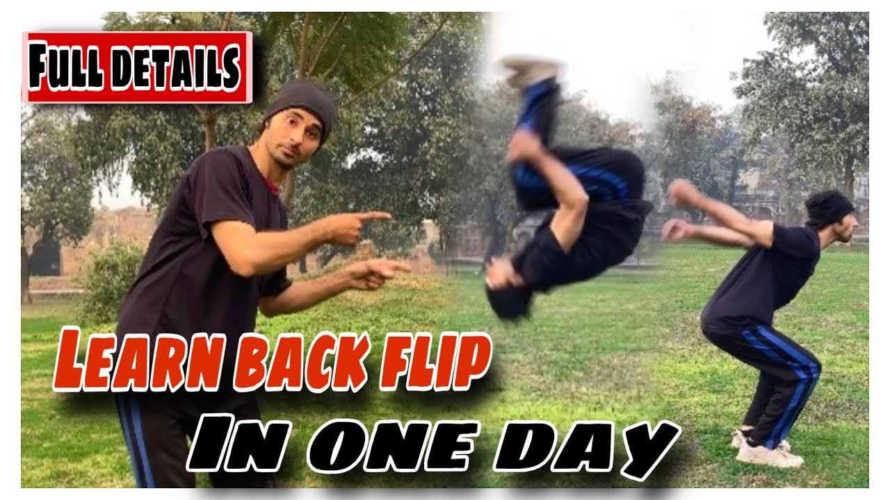 How to backflip?in one day✅