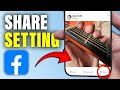 How to Change Share Settings on Facebook