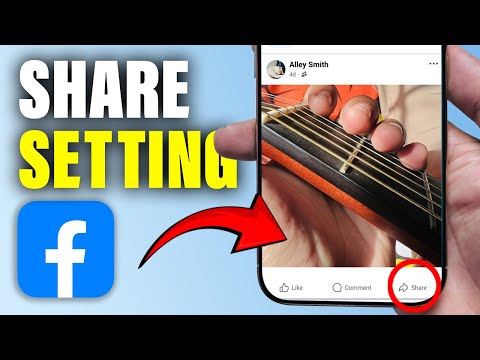 How To Change Share Settings On Facebook 