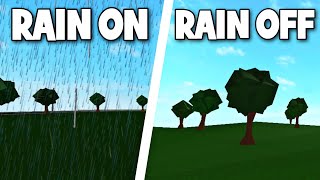 How To TURN OFF Rain / Weather Effects In Bloxburg?! | Disable Snow Rain & Fog | Bloxburg NEW SECRET