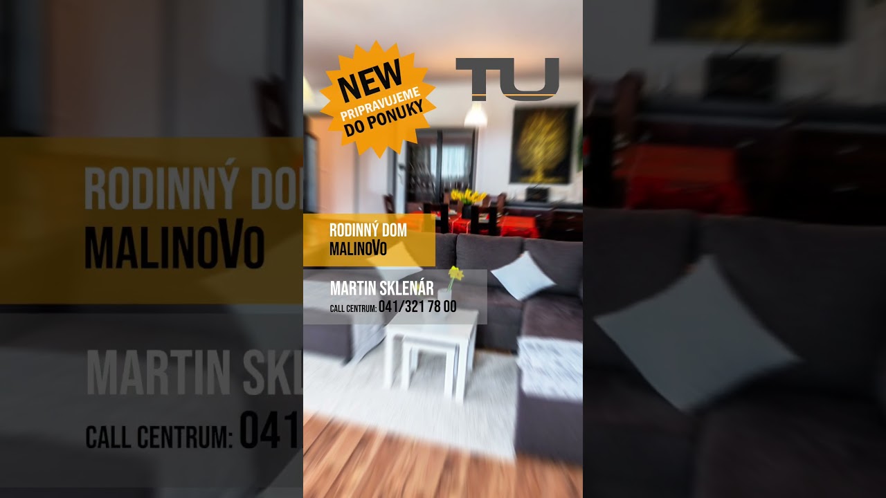 RODINNÝ DOM NA PREDAJ - Malinovo