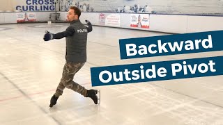 Learn a Backward Outside Pivot on Ice!