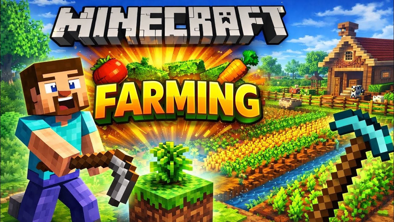 I STARTED A FARMING BUSINESS IN ( MINECRAFT )
