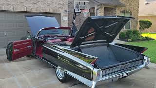 1962 Cadillac Eldorado Biarritz convertible completely open 1962 Cadillac Eldorado Hardtop