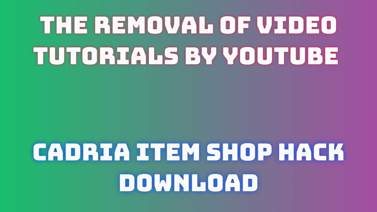 Cadria Item Shop MOD MENU, BEST Cadria Item Shop HACK 2024, *NEW* Cadria Item Shop CHEAT