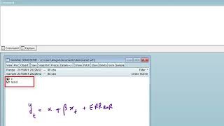 EViews 14 (Économétrie) 1/ Interface principale et fenêtre de commandes