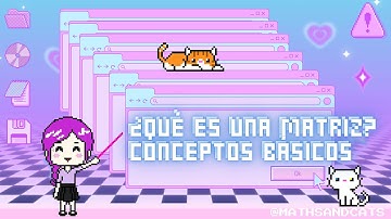 📚 ¿Qué es una Matriz? - Introducción a matrices y conceptos básicos