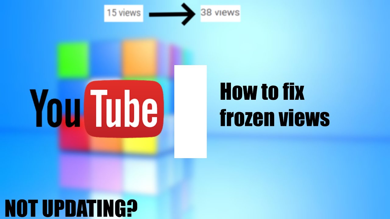How to fix frozen views in YouTube | EASY