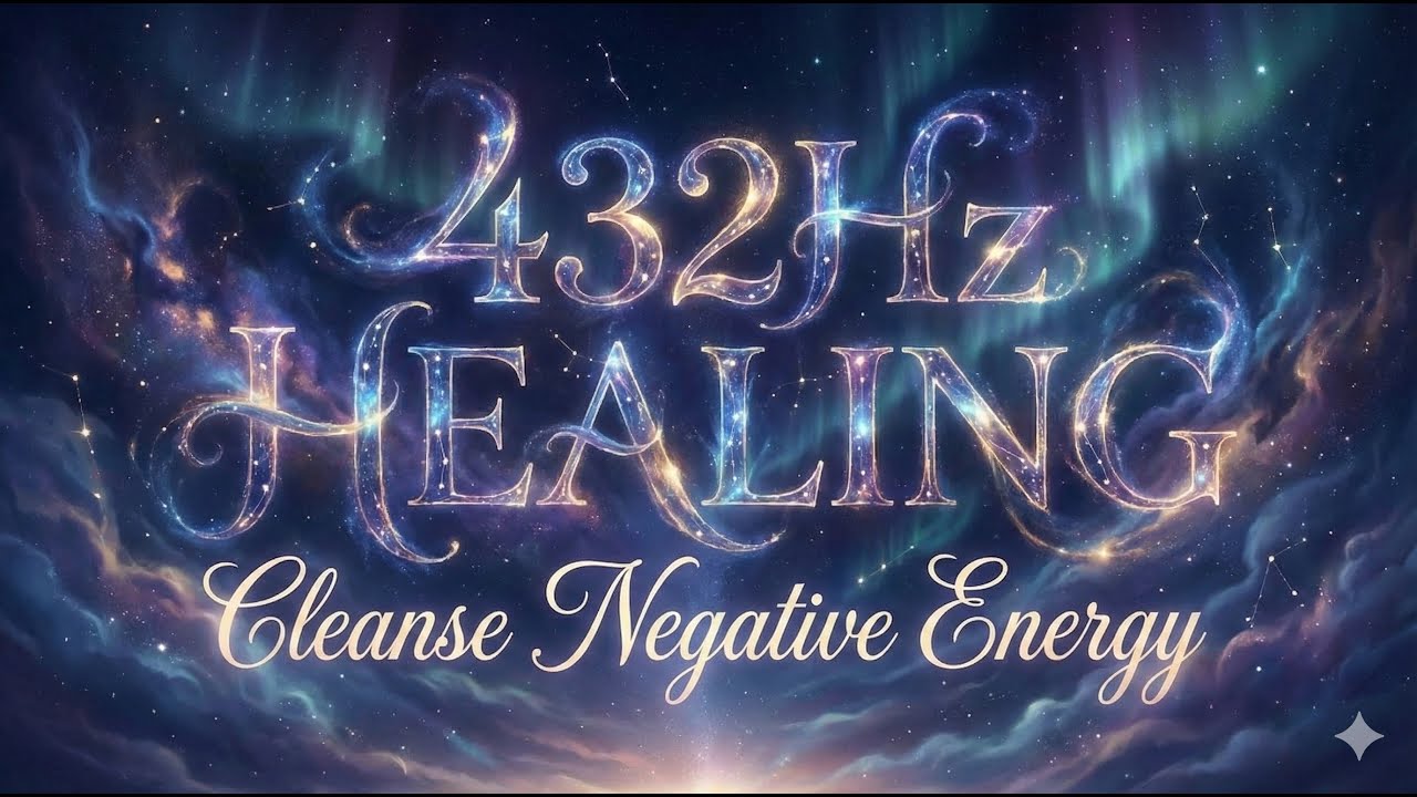 432Hz Healing Frequency | Cleanse Negative Energy, Deep Sleep & Stress Relief Music