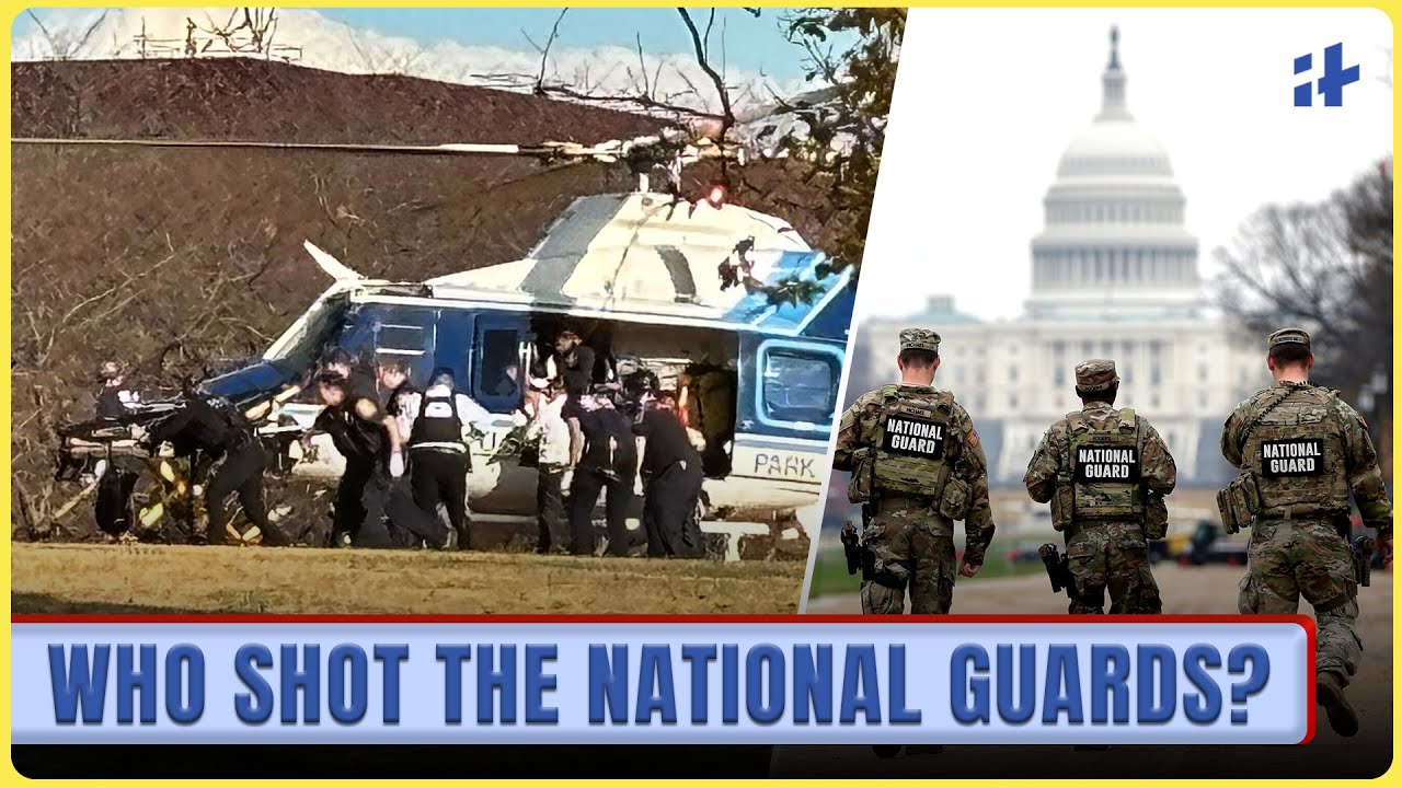 Moment two National Guards were shot near the White House