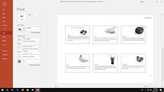 How to Print Multiple PowerPoint Slides on One Page