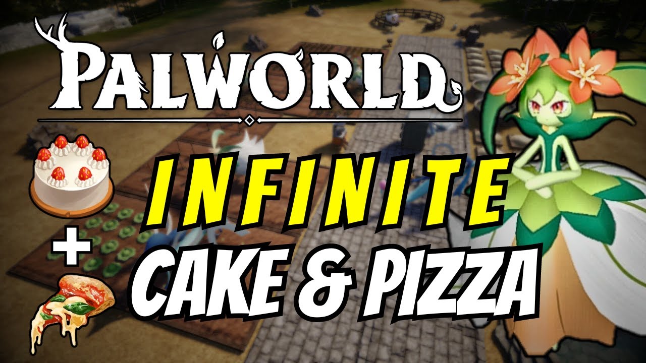ЕДИНСТВЕННАЯ ФЕРМЕРСКАЯ БАЗА, КОТОРАЯ ВАМ НУЖНА в PALWORLD! (Бесконечные торты и пицца!)