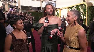 Quinta Brunson Wwd Eye On The Red Carpet At The Den Globes