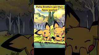 Pichu Brothers Get Their Faces Washed