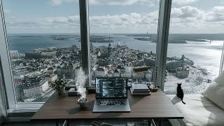 Archipelago Focus Session | Stockholm Waterfront Workspace | Office Music Background for Deep Work