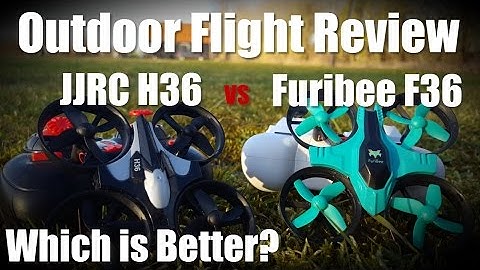 JJRC H36 vs Furibee F36 Quadcopter Outdoor Test Flight