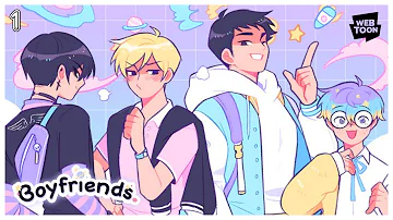 Boyfriends. - Episode 1 【WEBTOON DUB】