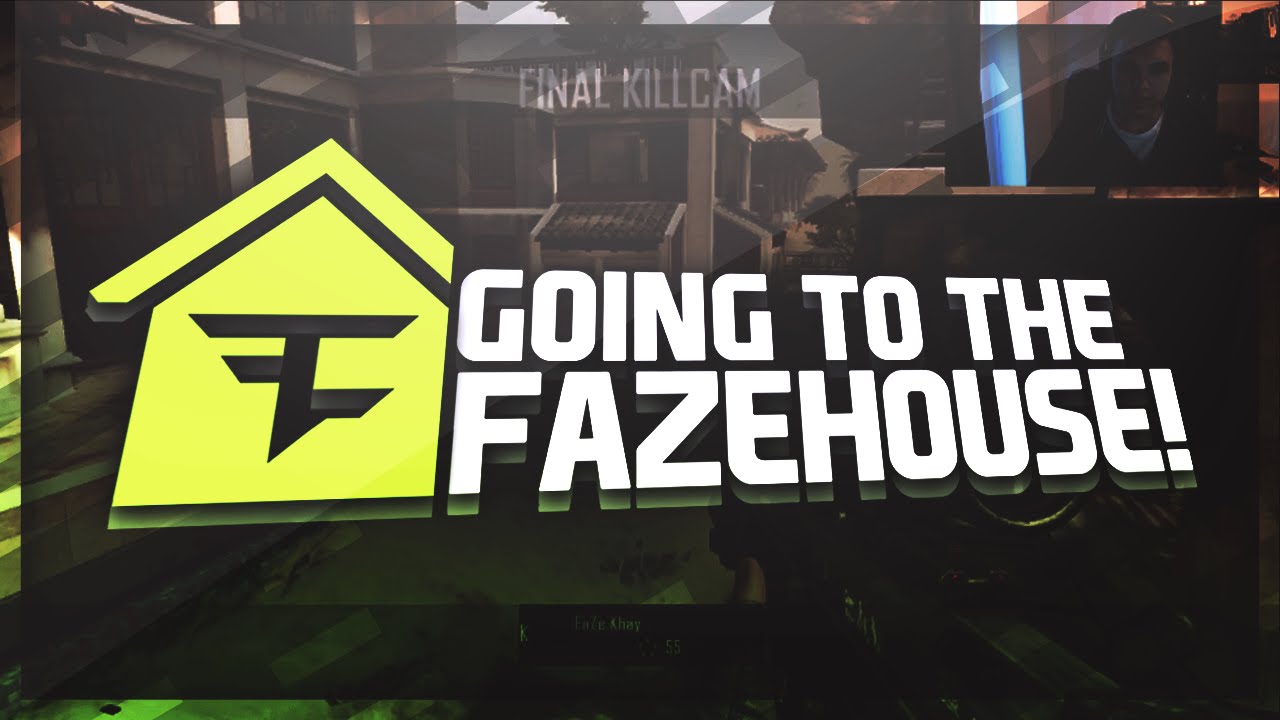 Going to the FaZe House! (SICK BO2 TRICKSHOT)