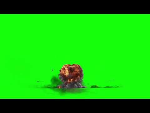 Explosion Green Screen HD كروما خضراء انفجار 