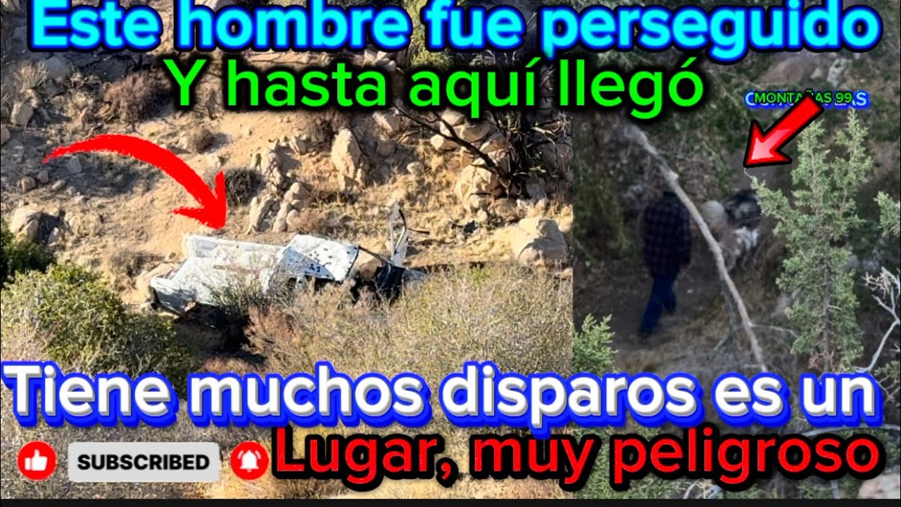 A lo mejor iba muy rápido y se fue al Barranco, tiene muchos balazos encima