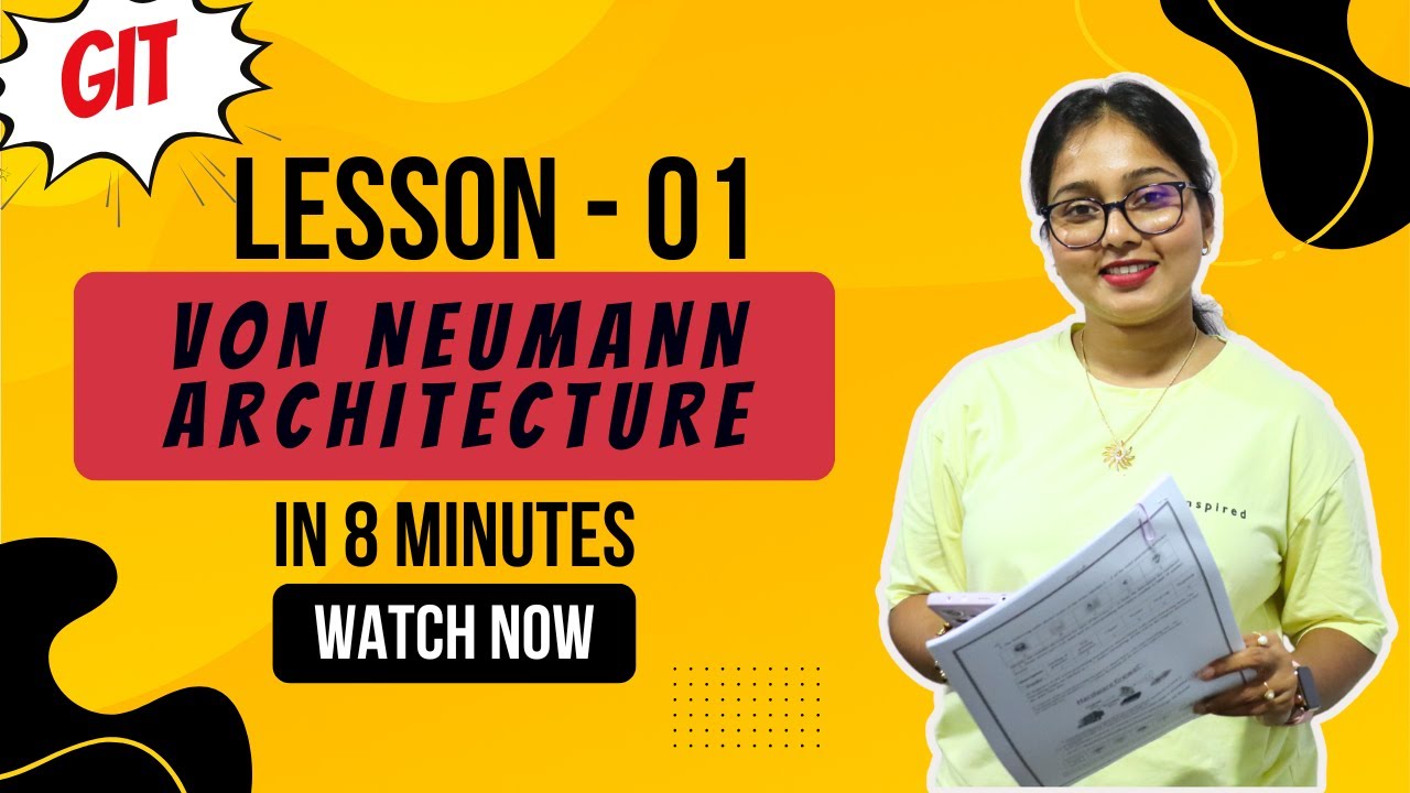 12 වසර  👉GIT විභාගය සදහා ✨😱Von Neumann architecture🌙✨ 