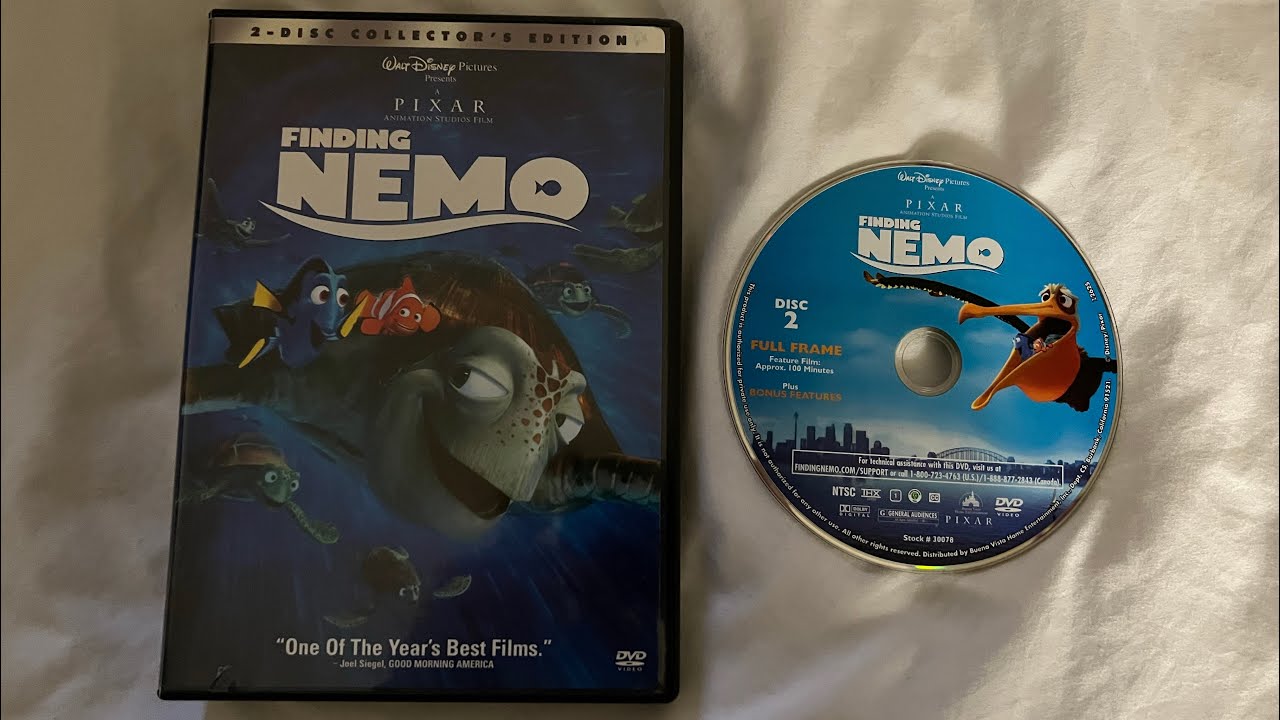 Opening to Finding Nemo 2003 DVD (Disc 2, Fullscreen Version)