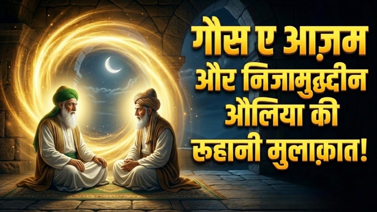 Gaus e Azam aur Nizamuddin Auliya Ki Roohani Mulaqat | Dil Ko Hila Dene Wala Waqia