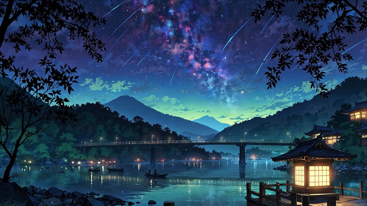 Starlit Bridge Lofi | Chillhop Beats For Creativity, Reflection & Night Focus
