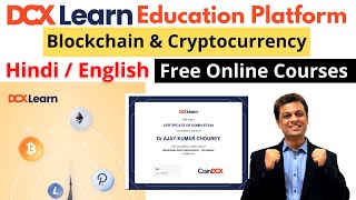 Free certificate course online by DCX Learn #freecourses #certificate #cryptocurrency #blockchain