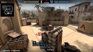 CS:GO - Jesus dude... You never leave bomb... 1v4 ninja defuse...