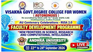 Information Faculty Development Programme - New Frontiers in Science Research and Computational Intelligence Guide