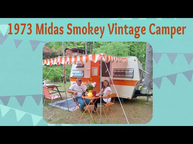 Tour Of 1973 Midas Smokey Trailer // Vintage Camper - YouTube