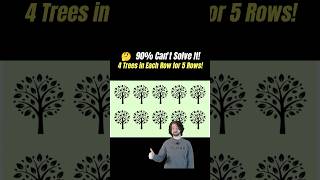 Can You Arrange 4 Trees In A Row Across 5 Rows?