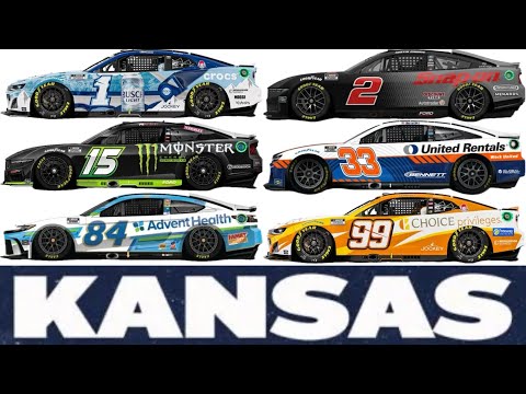 NASCAR Cup Series Kansas 2024 Paint Scheme Preview