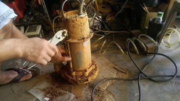 Sửa chữa máy bơm chìm/ 1hp không chạy được..? hỏng cái gì bên trong.