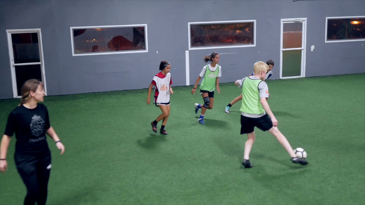 Leo Flores in a soccer skills show at Avila Scrimmage!