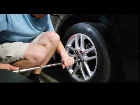 How to replace swollen lug nuts on a 2012 Ford Fusion (Mercury Milan)
