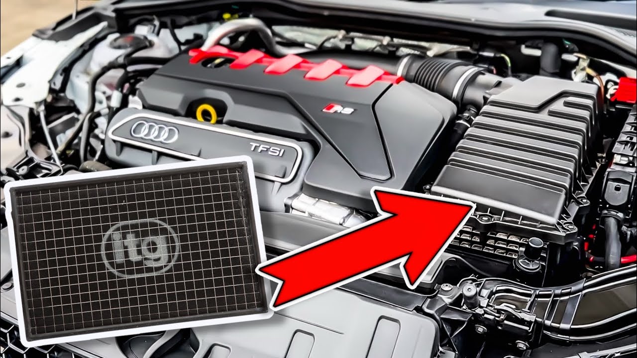 Audi TT RS Air Filter clean or change for beginners - How to guide