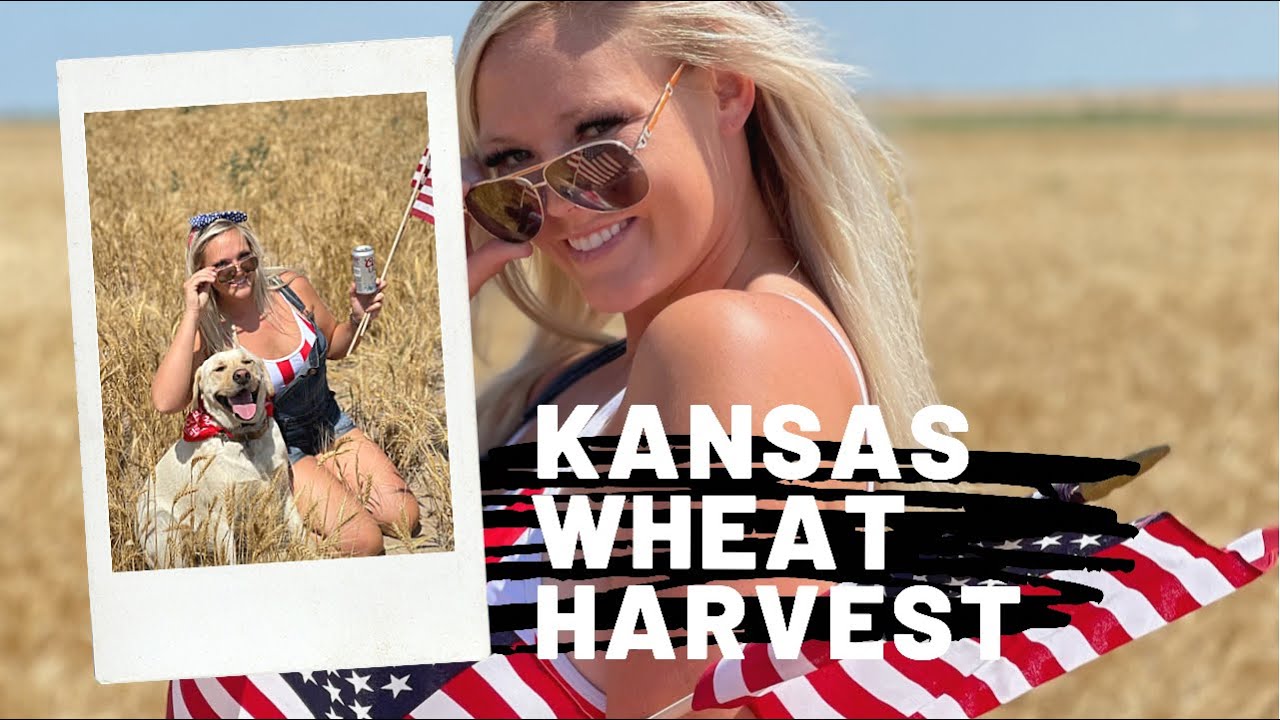 Kansas Wheat Harvest with Female Farmer Rancher - YouTube