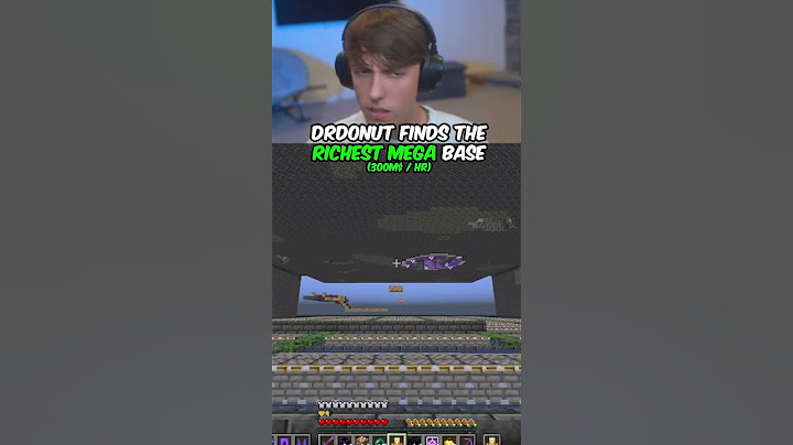 Donut SMP richest base…