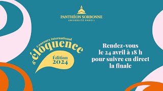 Concours international d'éloquence 2024 : la finale