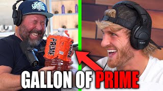 Logan Paul Surprises Bert Kreischer With 1 GALLON of PRIME Profile