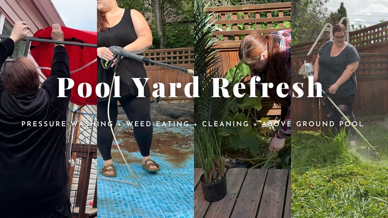 POOL YARD REFRESH | FIRST SUMMER HEAT WAVE