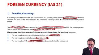 IAS 21 - Introduction - ACCA Financial Reporting (FR)