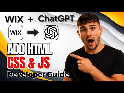 How To Add HTML, CSS, or JavaScript to Wix with ChatGPT [2026 Full Tutorial]
