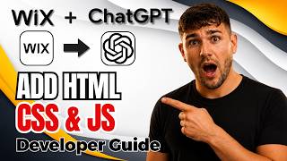 How To Add HTML, CSS, or JavaScript to Wix with ChatGPT [2026 Full Tutorial]