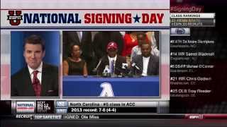 Rashaan Evans picks Alabama on ESPN's National Signing Day coverage by Ben Traylor Productions 11,818 views 10 years ago 3 minutes, 53 seconds